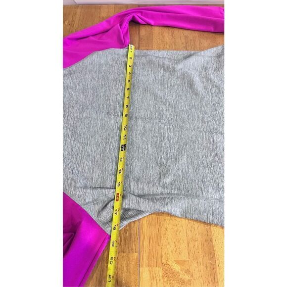 NORTHFACE WOMENS LONG SLEEVE ATHLETIC TOP THUMB HOLES GRAY PINK SZ L - Picture 7 of 9